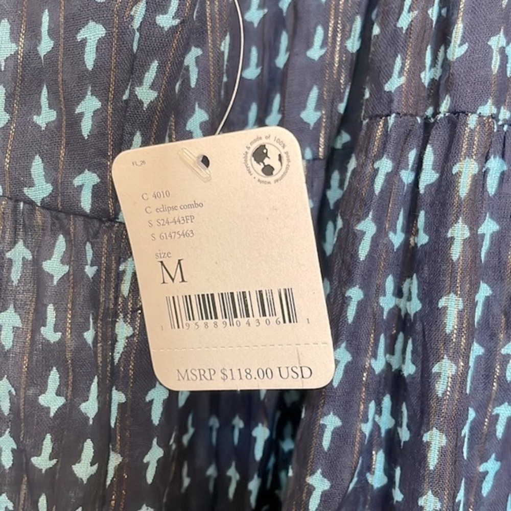 NWT Free People Midnight Dance Print Maxi Slip - Picture 8 of 8